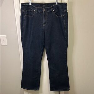 Calvin Klein Women's Dark Blue Flare Jeans